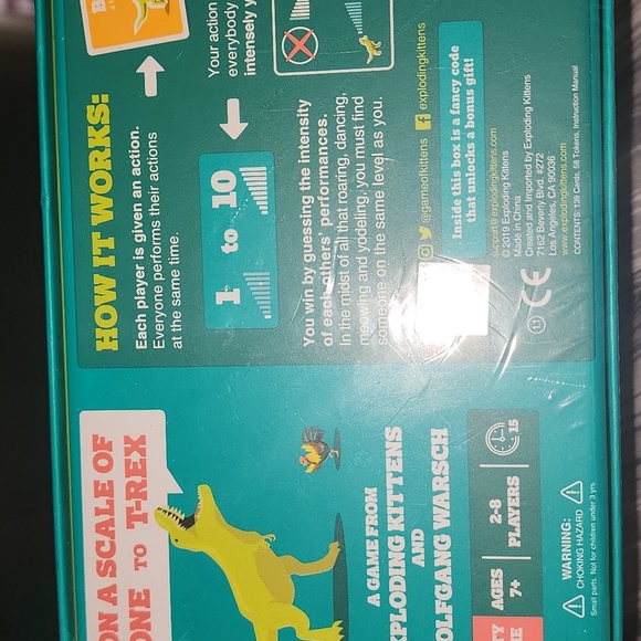 ON A SCALE FOR ONE TO T REX GAME - Picture 2 of 3